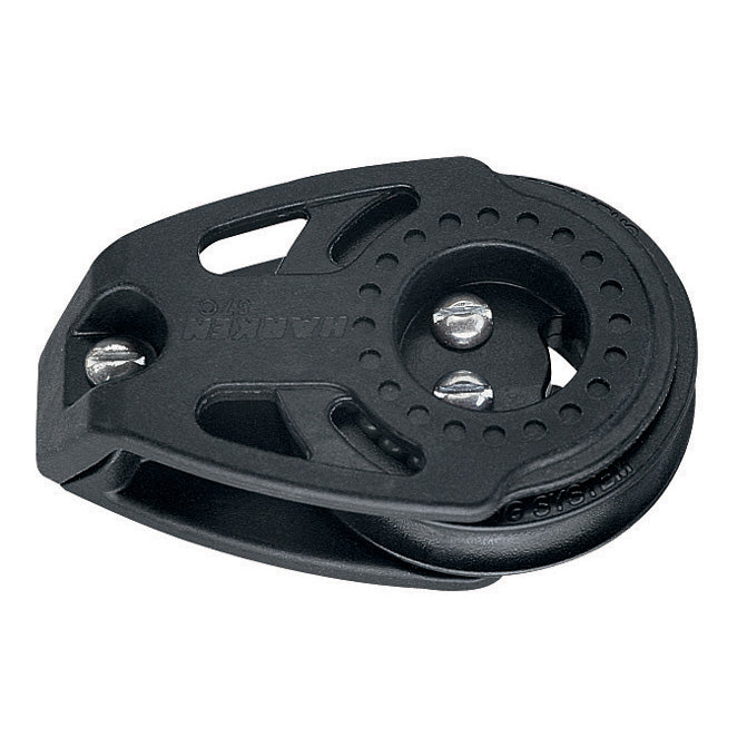 Black Harken 57mm Cheek Block - Part Number 2606