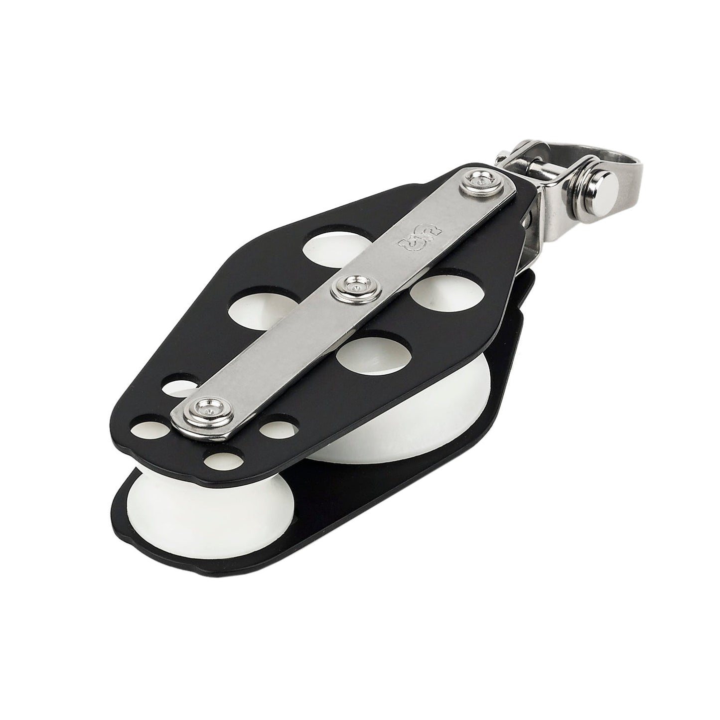 Aluminum Fiddle Block with Front-Side Shackle 303-43