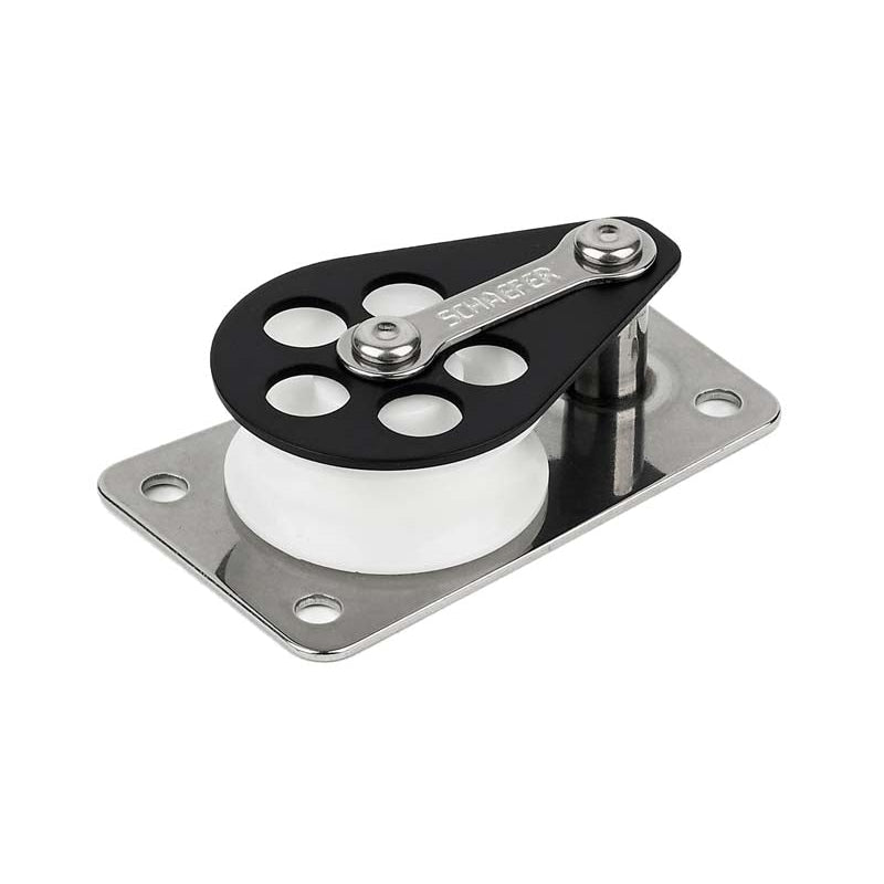 3 Series Flat Base/Alum Cheek/Delrin Sheave 303-09