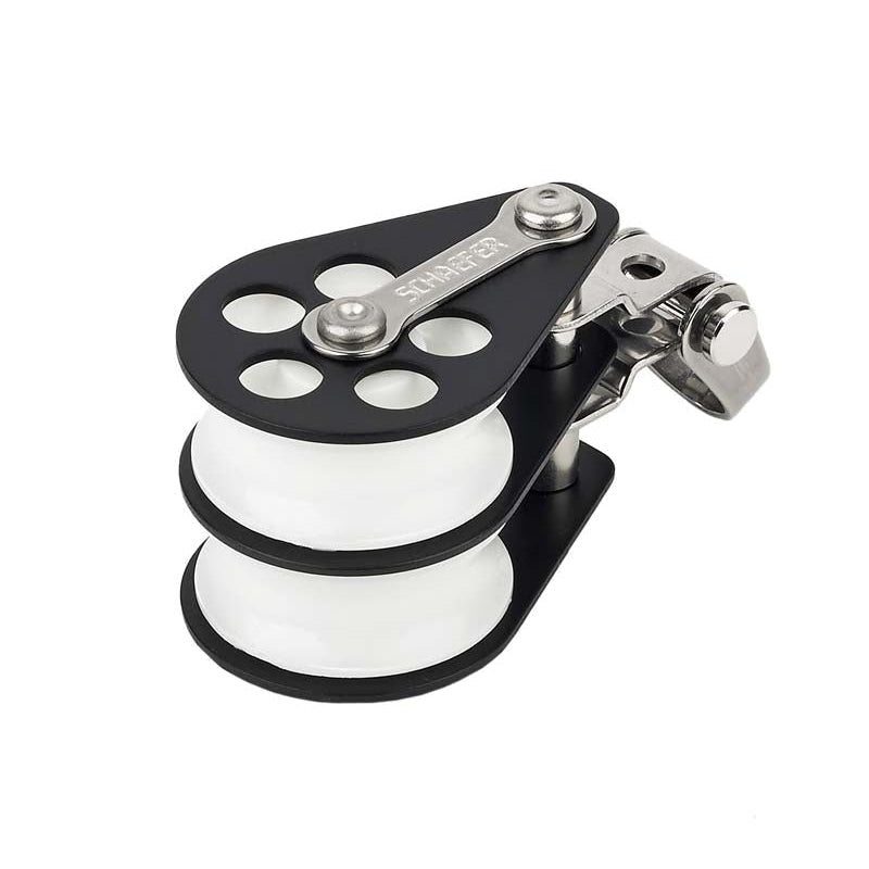 Double Aluminum Block with Front Side Shackle 303-23