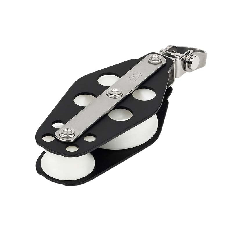 Stainless Fiddle Block with Swivel Shackle 303-45