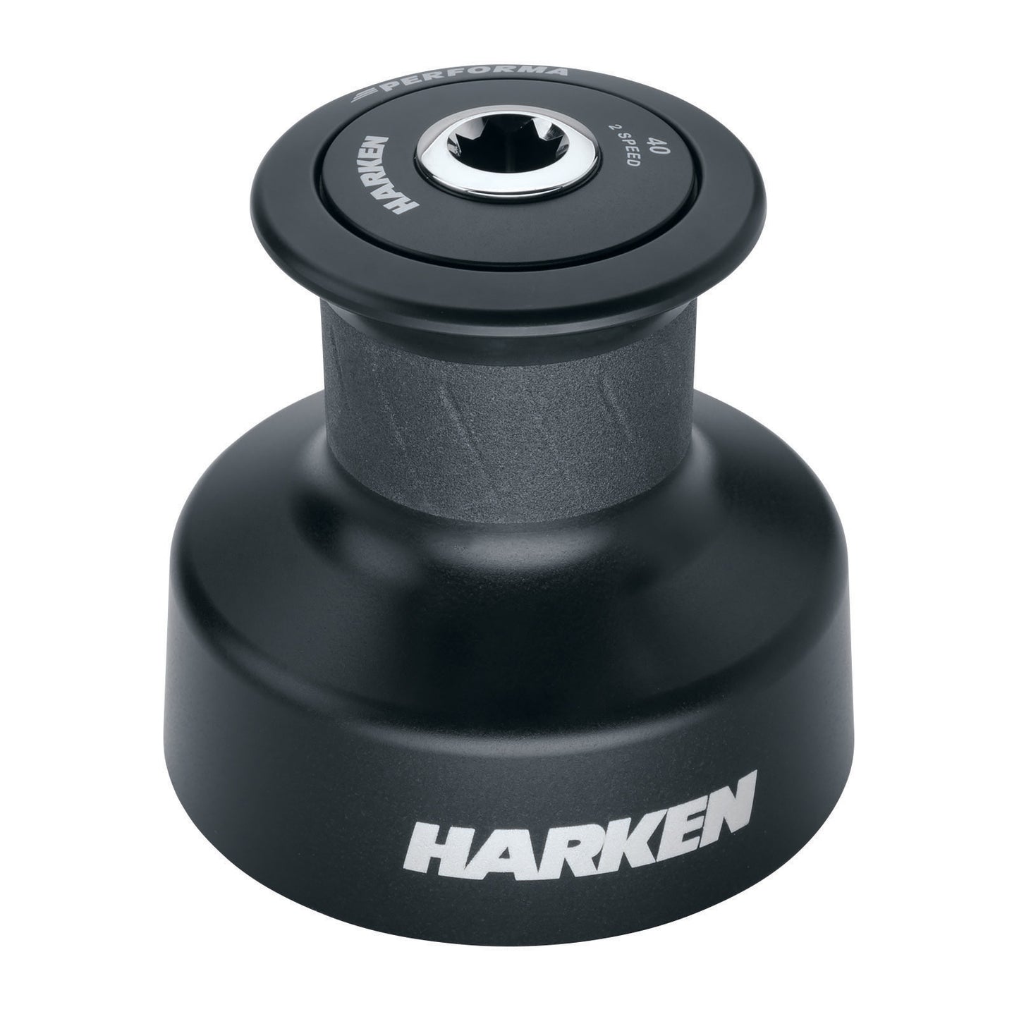 Harken 40 Plain-Top Performa Alum Winch, 2-Speed - 40.2PTP