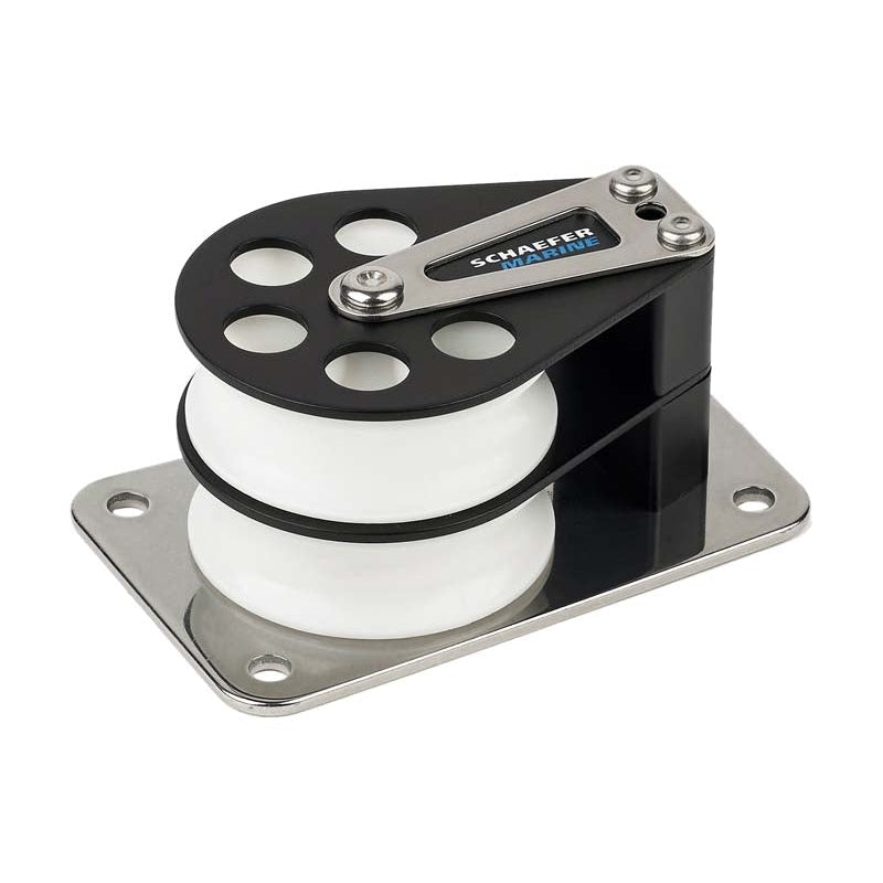 7 Series Flat Base/Double Sheave/Alum Cheek 704-28