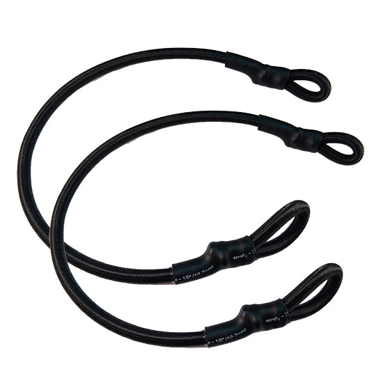 A Pair of 12” x 1 / 4” Shock Cords with loops on each end
