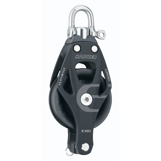 Element Block, 60mm, Single Swivel  w/Becket - 6261