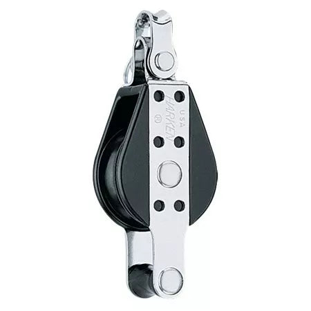 Harken 147 - 38mm Big Bullet Block with Becket and Shackle