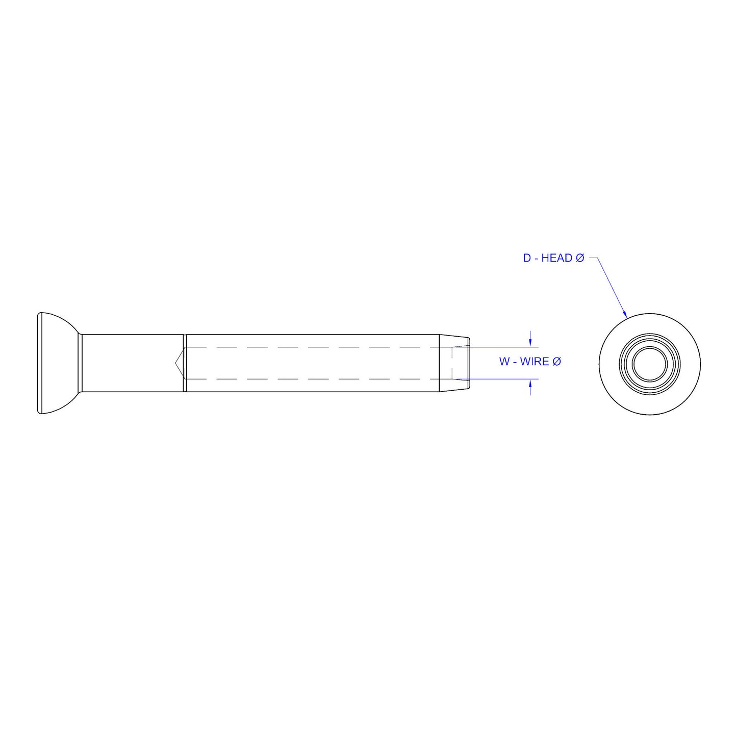 Swage Stemball for 12mm Wire; 35.5mm Head Dia. - SWSBM12-3 ( #SBM12 )