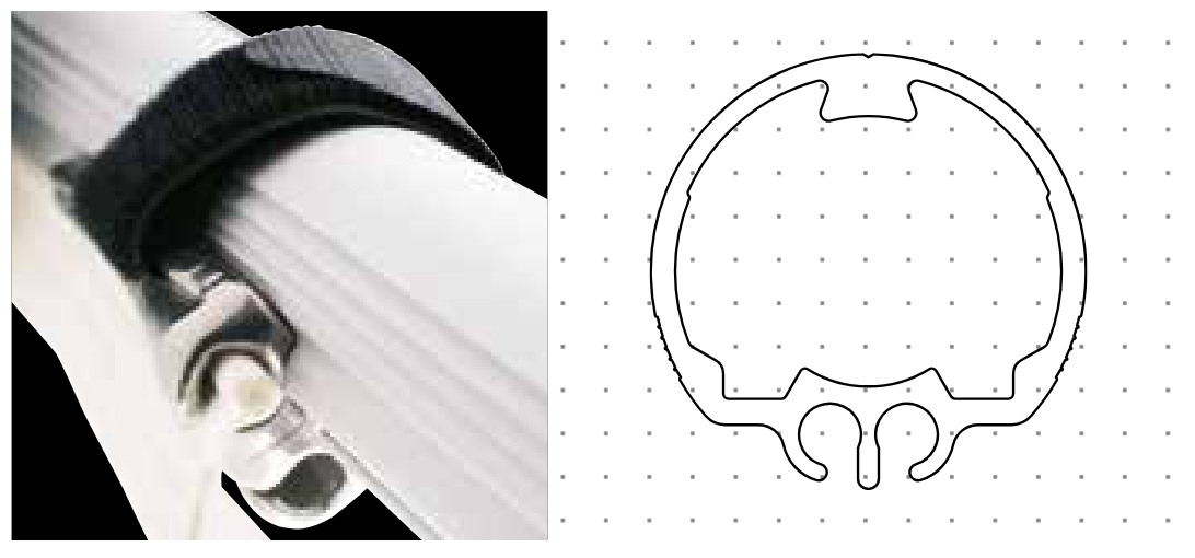 ProFurl C520 Coastal Furler, 5/8" x 65' Max Headstay; Includes long link plates & 1" Pin