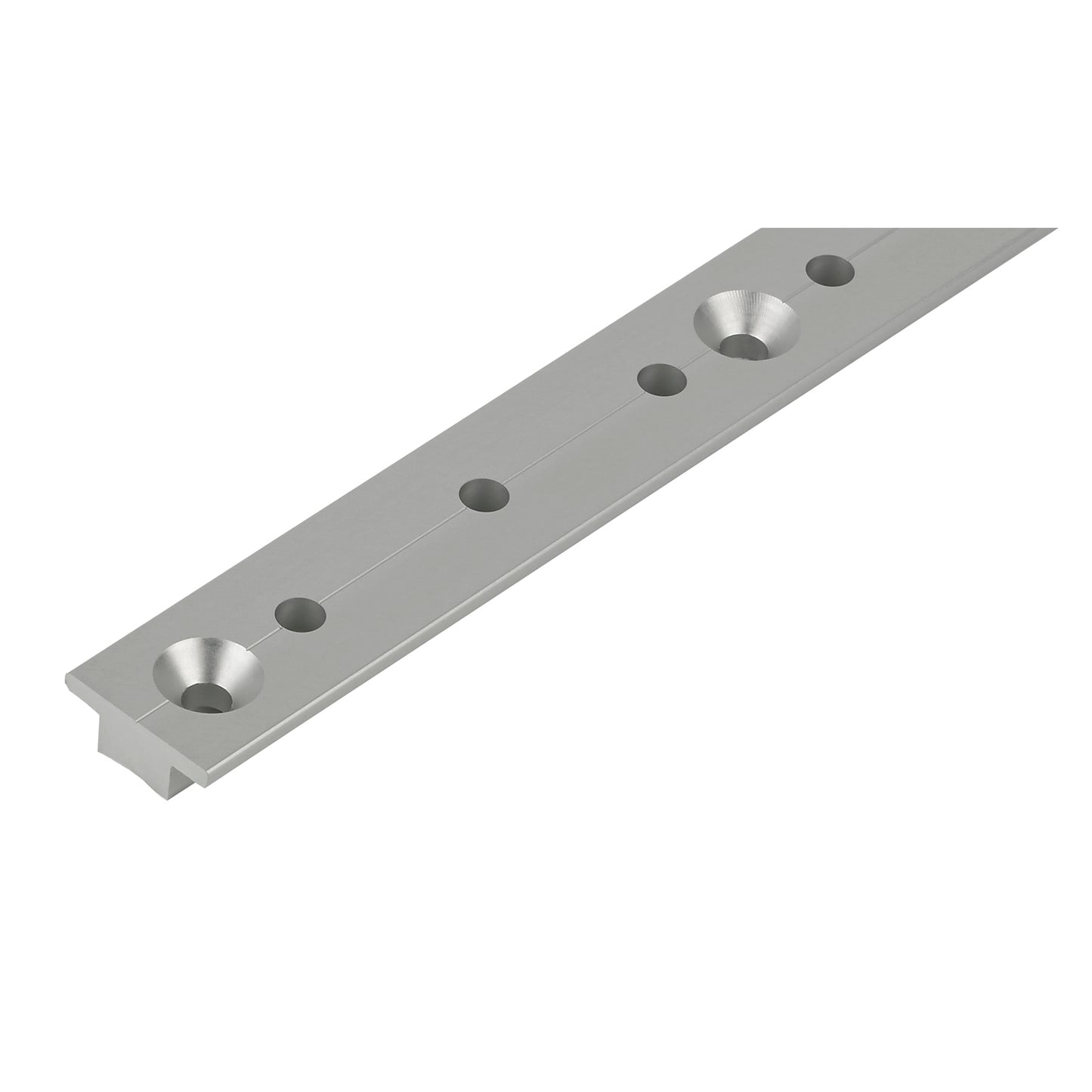 T-Track, 1"x1/8"(25x3mm), 2'(.6m), Silver - #40-62-C