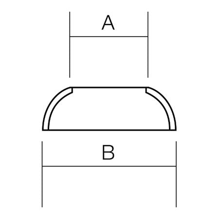 Sta-Lok Stemball Cup, 4mm & 5/32" Wire - SBC05-4 ( #042C-4 )