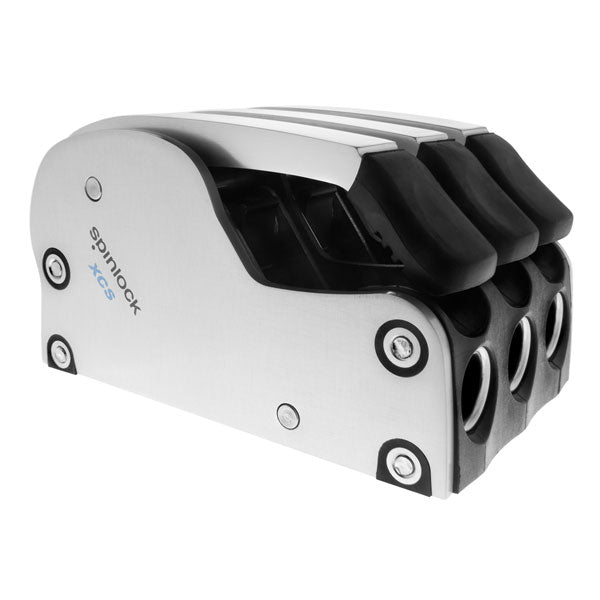 XCS Triple Rope Clutch, 5/16" - 9/6" (8mm - 14mm) , Silver Alloy Body
