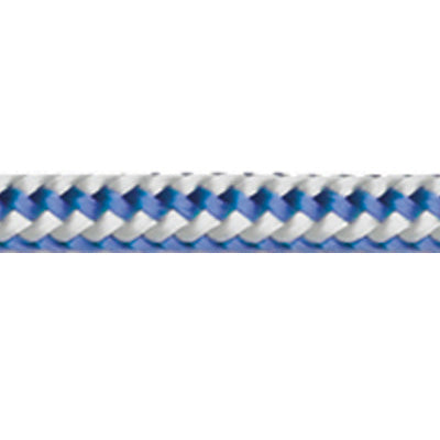 Blue Robline Dingy rope, rope pattern is blue with white flecks running through the length of the line.