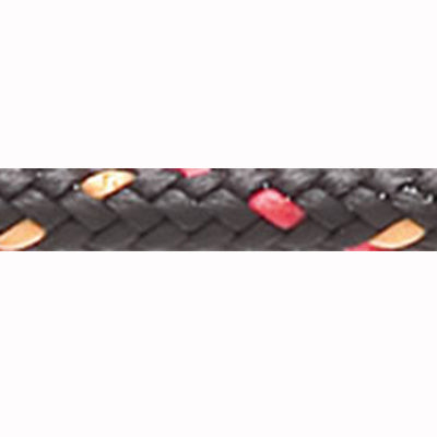Black Spyder Line rope with orange and red flecks throught the line.