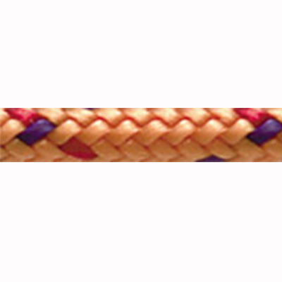 Orange colored Spyder Line rope with purple and red flecks throught the line.