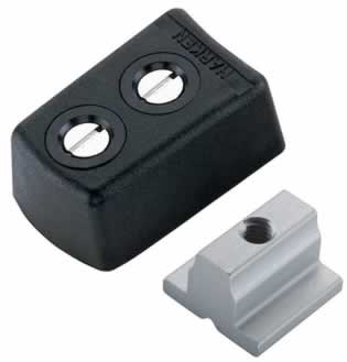 Harken 27mm Track Endstop Kit — Flat Mast Groove, Fixed - #3851