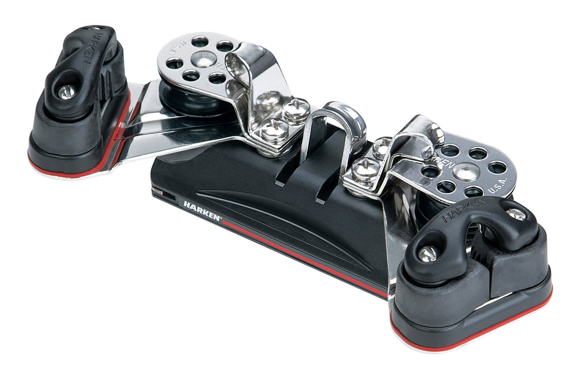 Harken 27mm High-Load Car — Cam Cleats, Control Blocks - #1629