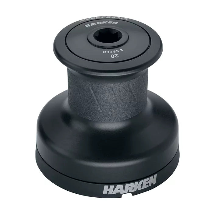 Harken 20 Plain-Top Performa Alum Winch, 2 Speed - 20.2PTP