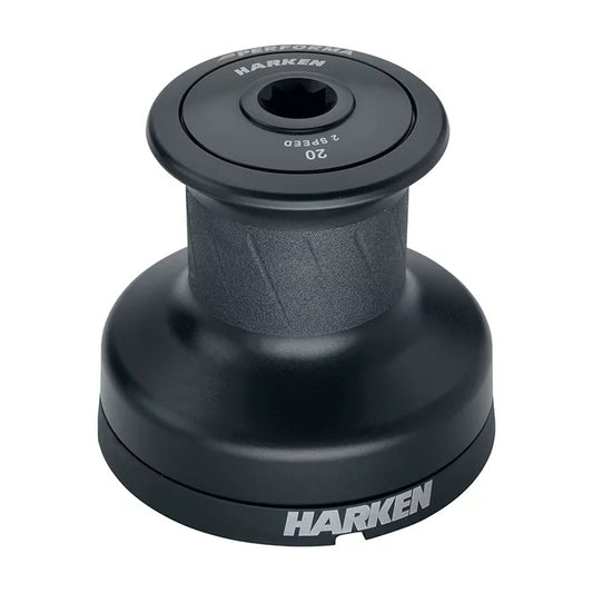 Harken 20 Plain-Top Performa Alum Winch, 2 Speed - 20.2PTP