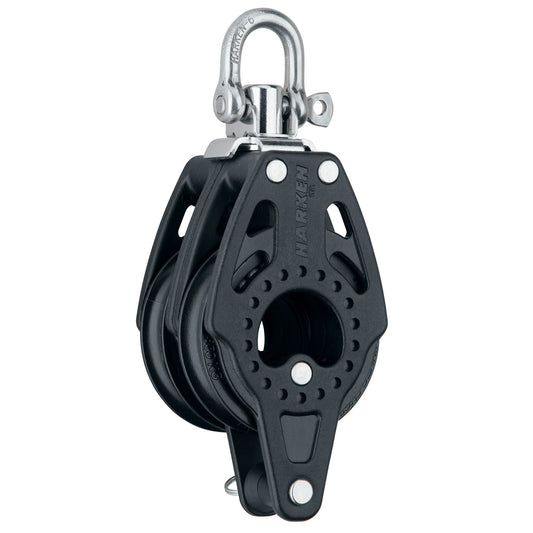 Harken 57mm Double Block w Swivel and Becket Part Number 2603