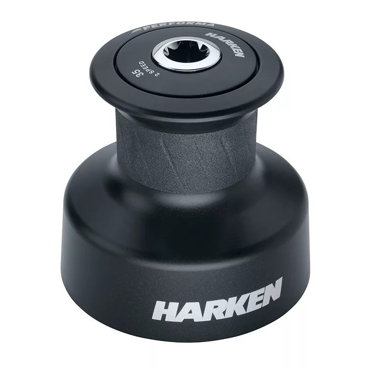 Harken 35 Plain-Top Performa Alum Winch, 2 Speed - 35.2PTP