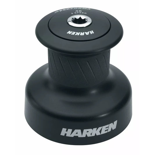 Harken 46 Plain-Top Performa Alum Winch, 2-Speed - 46.2PTP