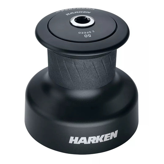 Harken 50 Plain-Top Performa Alum Winch, 2-Speed - 50.2PTP