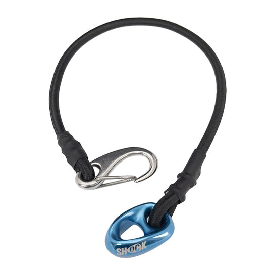 15” x 1 / 4” Shock Cord with Spring Clip and oval ring on each end