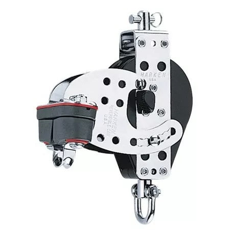 Harken 170 - 3.00 inch Hexa-Cat Base Block with Swivel and Cam Cleat