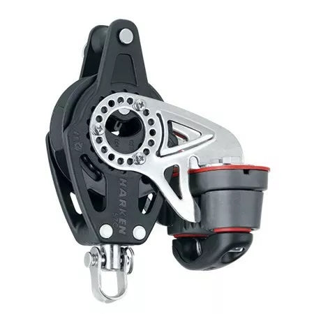 Harken 2139 57mm Ratchet Block with Swivel Becket Cam Cleat