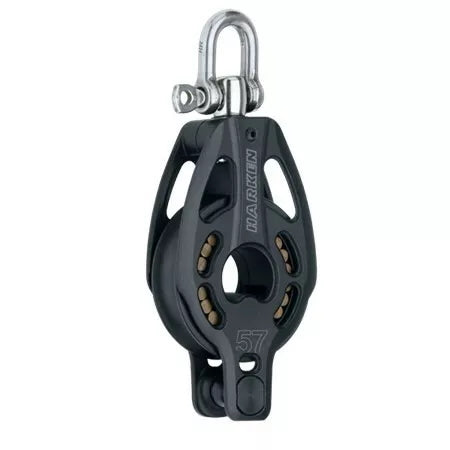 Harken 3216 - 57mm Aluminum Block with Swivel and Becket