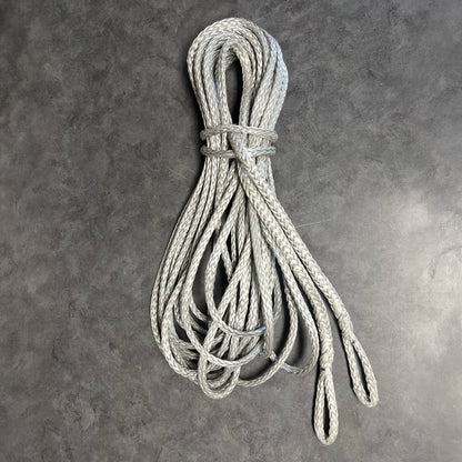 Pre-Cut STS-HSR, Silver, 9 mm, 77' 4" Finished Length, with Eyes Spliced at Each End