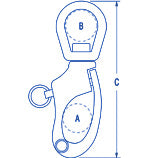 Ronstan Snap Shackle, Large Bail - Length: 3-31/32" (101mm)