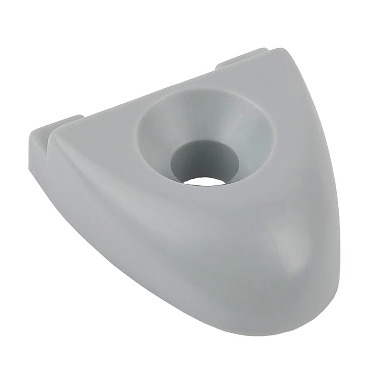 End Stop, 1"x1/8"(25x3mm), Grey - #74-35-G
