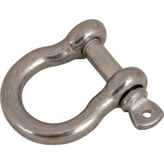5/32” Diameter Bow Shackle with a thumb screw pin.