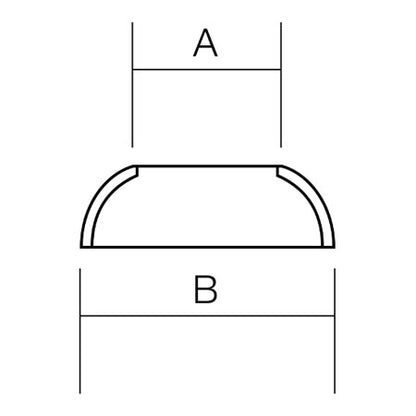 Sta-Lok Stemball Cup for 8mm (5/16"), 3/8" & 10mm Wire - SBC10/12-4 ( #042C-8/10 )