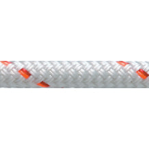 Pre-Cut V-100 SALE, 7/16" (11mm), White w/Orange & Red Fleck, 77 Feet