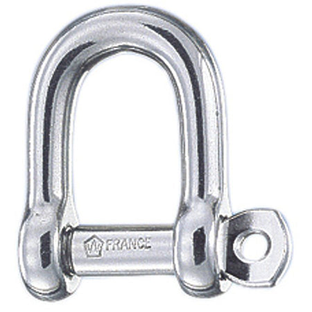 5/32” Diameter D Shackle with a thumb screw self-lock pin.