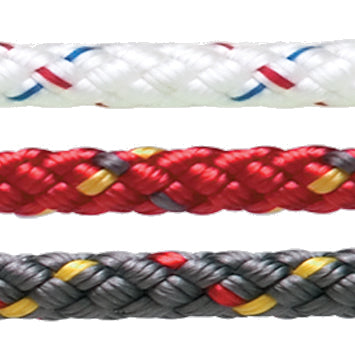 Color group image of Finish Line: white with blue and red flecks, red with black and orange flecks, black with red and orange flecks.