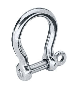 3/16” Diameter Bow Shackle with a thumb screw pin.