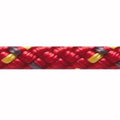 Red Finish Line rope with orange and black flecks running throughout the line.