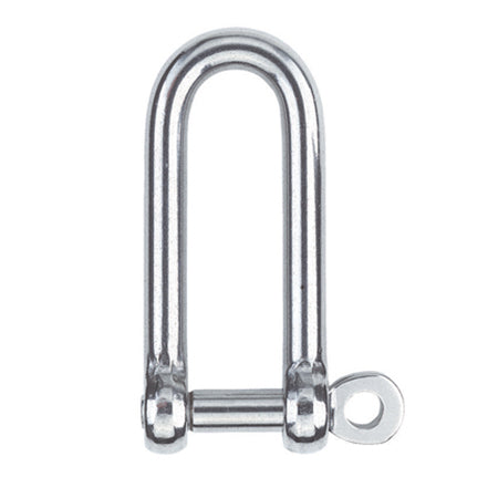 3/16” Diameter Long D Shackle with a thumb screw pin.