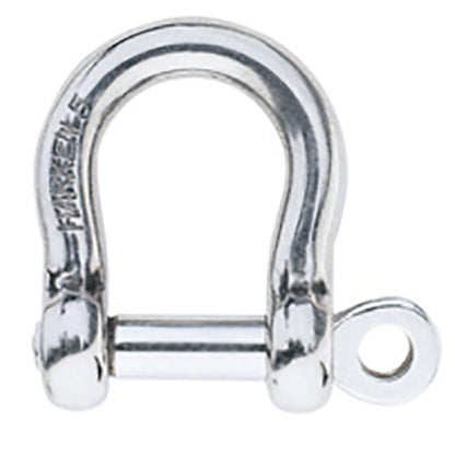 3/16” Diameter Shallow Bow Shackle with a thumb screw pin.