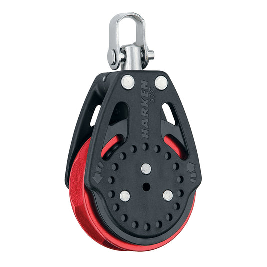 BLK-57MM CARBO RATCHAMATIC w/Red Sheave - #2625.RED