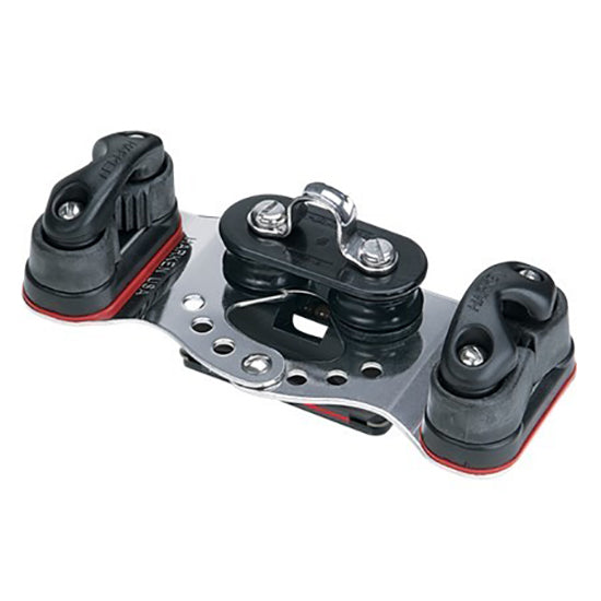 Harken 22mm Car — Fixed Sheaves, Cam Cleats - #2734
