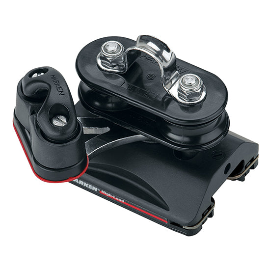 Harken 22mm Car — Pivoting Sheaves, Cam Cleat - #2756