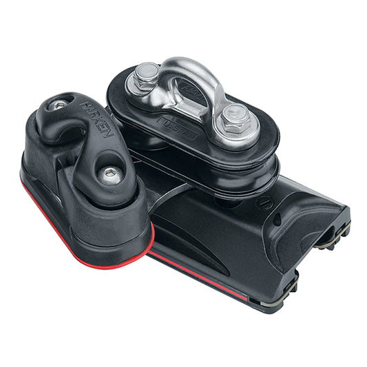 Harken 22mm High-Load Car — Pivoting Sheaves, Cam Cleat - #2757