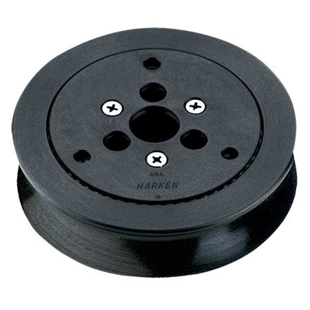 Harken Sheave, Aluminum, Ball Bearing; OD 5 1/2", ID 7/8", Width 1 1/8", Max Line 7/8" - #519