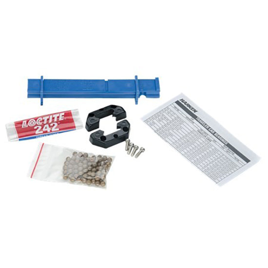 HHSB501 - Traveler Rebuild Kit, Small Boat. Includes endcaps, screws, ball bearings, ball loader, Blue Loctite and instructions.