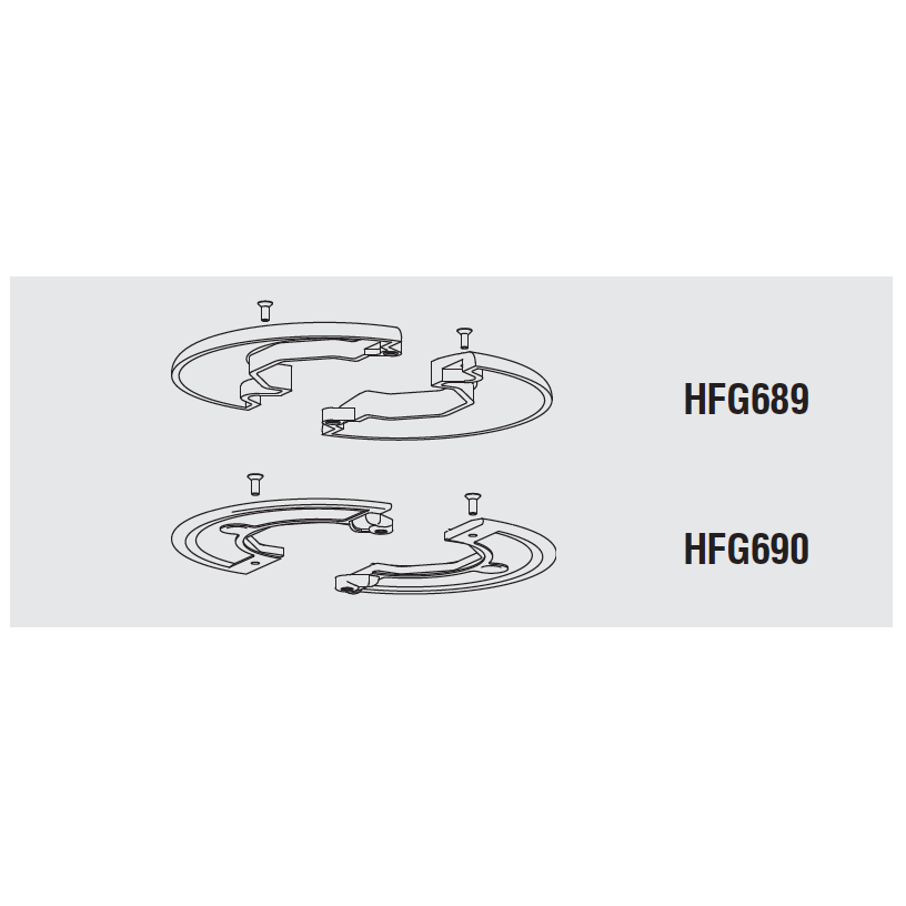 HHFG690 - BOT FLANGE ASSY-2 MKIV,CRUISNG (2 x H-35465C, 2 x HFS1060)