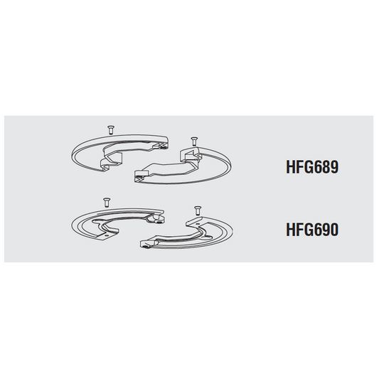HHFG690 - BOT FLANGE ASSY-2 MKIV,CRUISNG (2 x H-35465C, 2 x HFS1060)